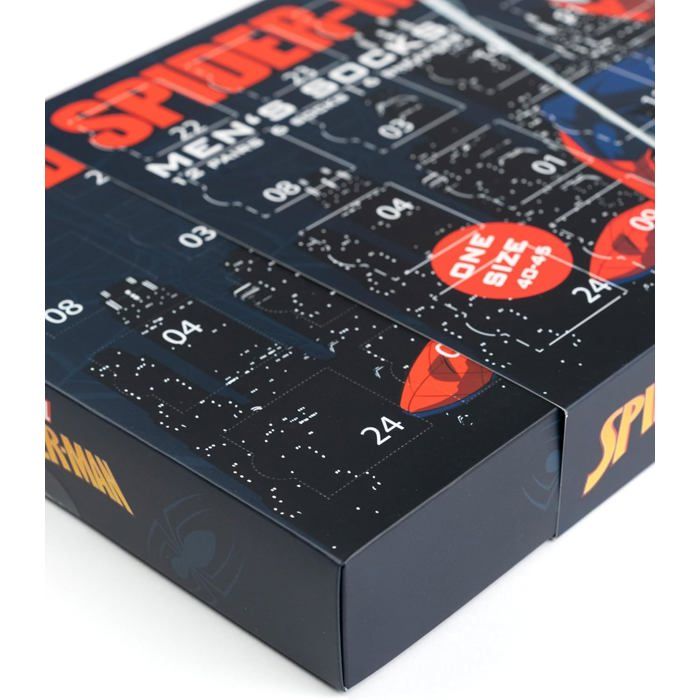 Calendrier De L'Avent Tortues Ninja - 12 Paires De Chaussettes Homme Taille 40-45 | Cadeau Noël Fans TMNT