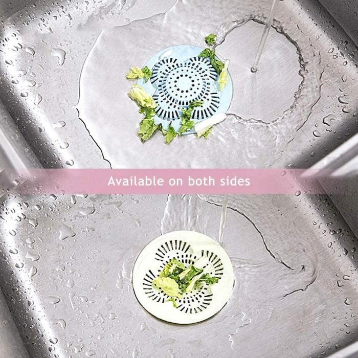 Crépine D’évier Anti-cheveux – Grille De Vidange En Silicone Pour Salle De Bain Et Cuisine