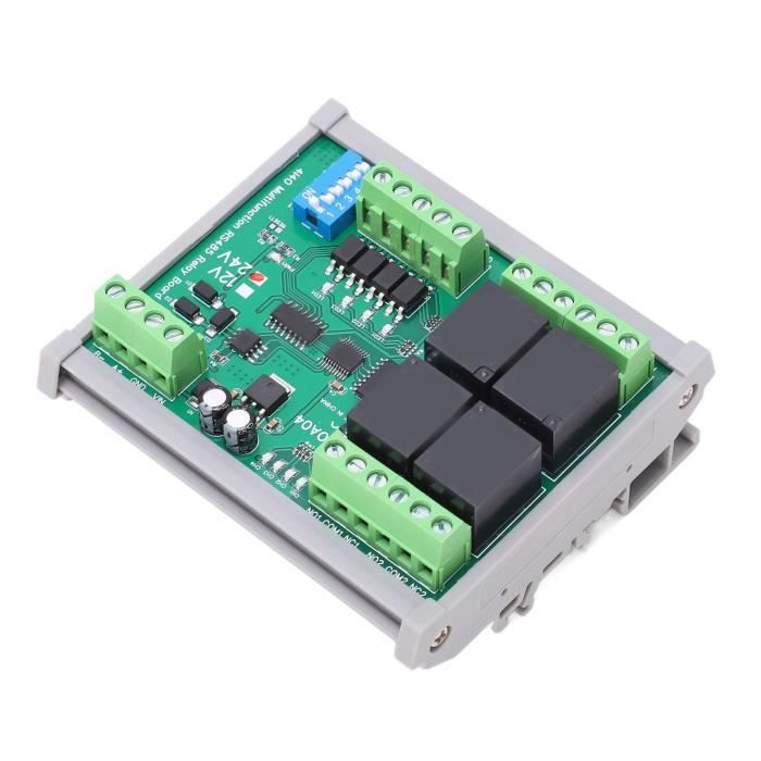 Module 2 Relais Fdit Module relais 24V Module de relais RS485 carte PCB RTU 4 canaux ...