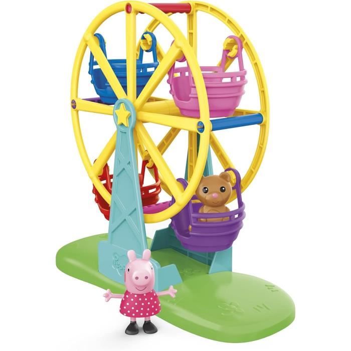 Jouet prescolaire PEPPA PIG La grande roue de Peppa Figurine Nounours et Grande roue des 3 ans Cdiscount Jeux Jouets