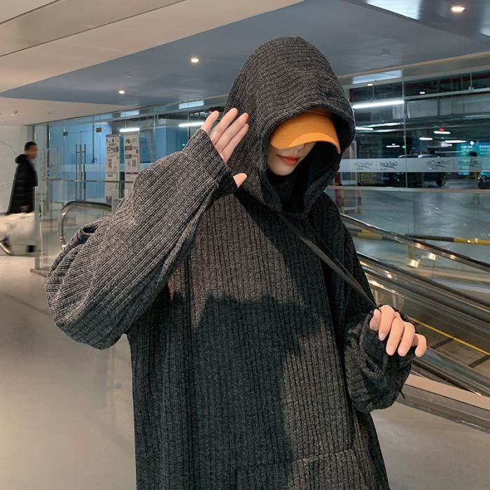 Pull Capuche Chaud et D contract pour Homme Streetwear Grande