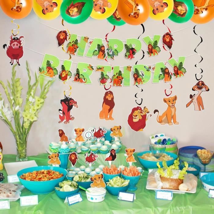 Couronne 1er Anniversaire Jungle Safari Lion - Chapeau Lion Garçon - Décoration Wild One