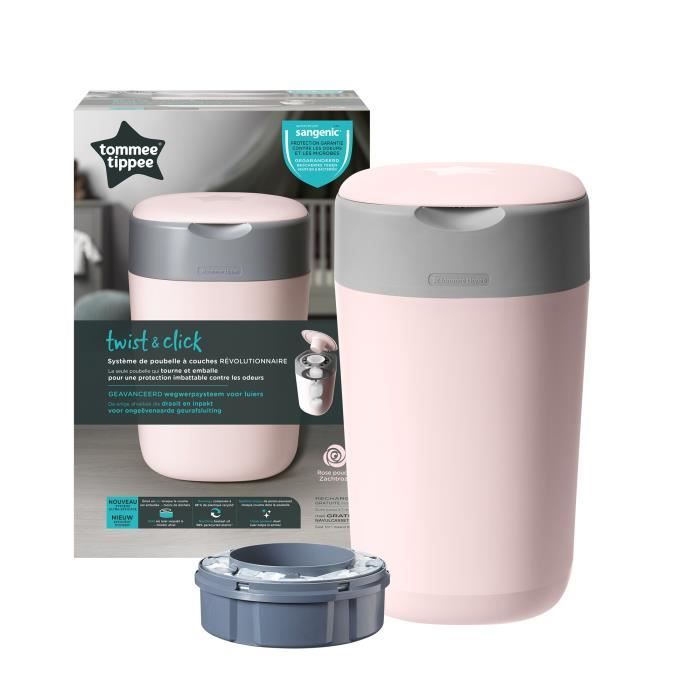Tommee tippee recharges poubelle twist and click x3 TOM5010415510099 -  Conforama