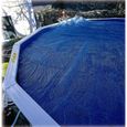 Bâche à bulles pour piscine ovale GRE - 1000x550 cm - anti U.V.A. - maintien de la température-4