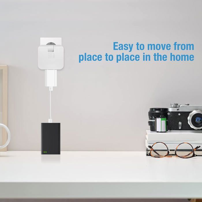 Multiprise - ZISONIX - 3 Prises - Connexion Pivotante 180° - Intérieur