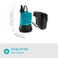 GARDENA Pompe immergée eau claire 200/2 Li-ion 18V P4A– Débit max 2000l/h & pression max 2bar – Extension garantie 5 ans (14600-20)-7