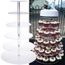 6 Couches Presentoir A Gateau Acrylique Rond Transparent Cake