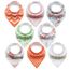 100/% coton organique b/éb/é bandana bavettes pour b/éb/és les tout les nouveau infantile Bavoir bandana b/éb/é Gar/çon Fille 8 pack n/és doux et absorbants petits