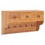 Porte Manteau Mural Blanc 80x25x45 Cm Bois De Teck Solide Achat Vente Porte Manteau Cdiscount