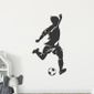 Stickers Muraux Deco Chambre Enfant Sport Football Noir 500x275 Mm Achat Vente Stickers Soldes Cdiscount