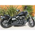 Sissybar/dossier pour Harley-Davidson Dyna Street Bob FXDB Démontage rapide Noir -0