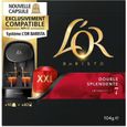 L'Or Barista Double Splendente intensité 7 Café Capsules X10 compatibles L'OR Barista-0