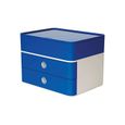 HAN 1100-14, SMART-BOX PLUS ALLISON Boîte de rangement design avec 2 tiroirs et boîte à ustensiles royal blue-0