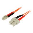 STARTECH Câble patch à fibre optique duplex 50/125 multimode 2 m LC - SC-0