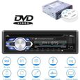 Autoradio CD-DVD Voiture 12V-24V Lecteur MP3 stereo Bluetooth Microphone-0