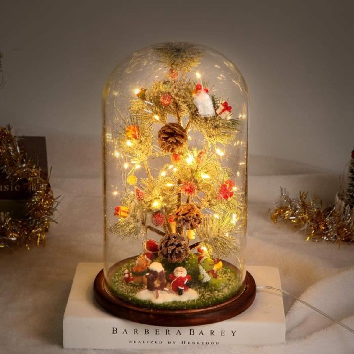Boule De Noel Avec Led Sapin De Noel Decoration Noel Petit Sapin De Noel Avec Des Boule De Noel Lumieres Led Pour Decoration Noel Deco Table Noel Idee Cade Cdiscount Maison