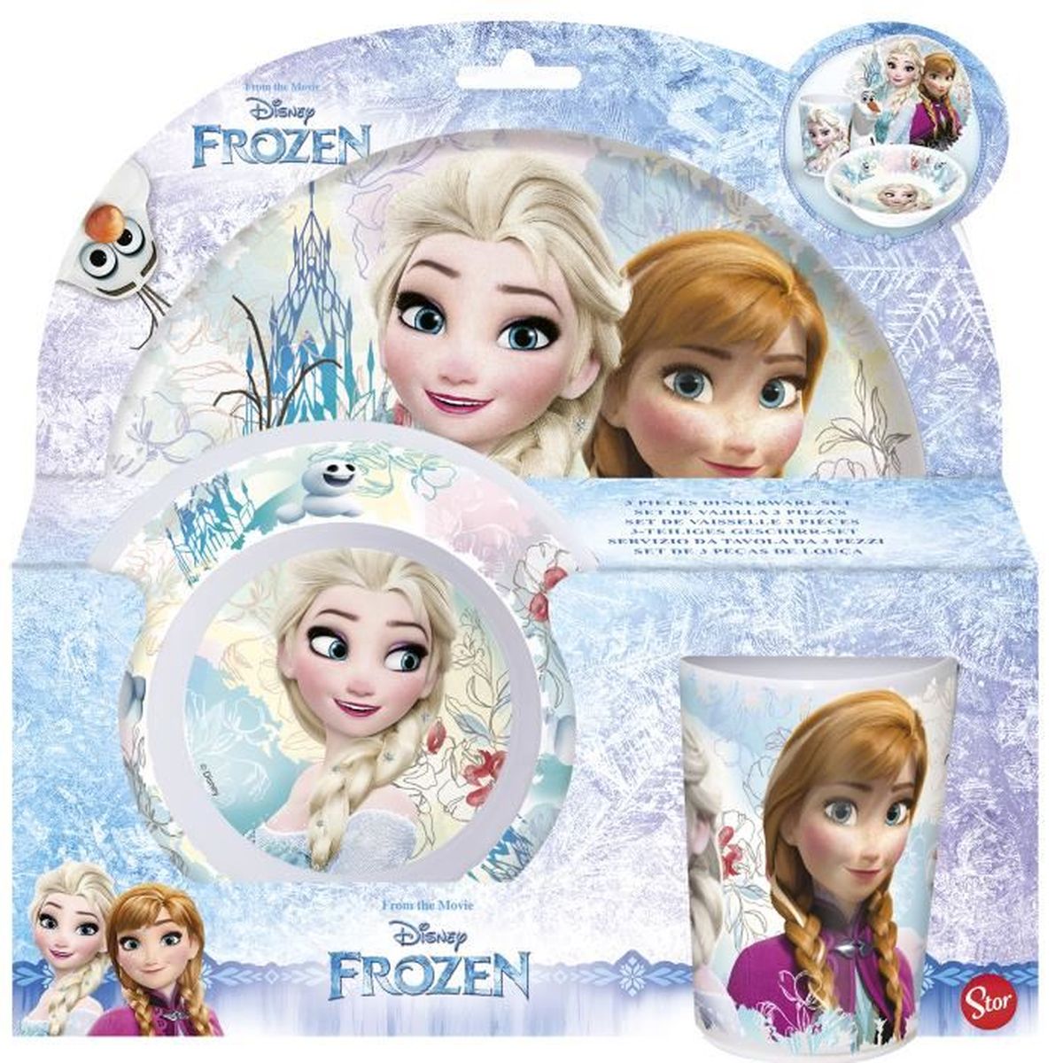 Assiette Verre Repas GUIZMAX Set 3 pi/èces Miraculous Ladybug en m/élamine
