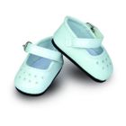 PETITC - PETITCOLLIN Chaussures à bride blanches pour poupées Petit Collin - Taille 39/40 cm