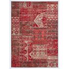 DEZENCO Tapis design - 140x200 cm - WORKYPATCH Rouge - Polypropylène - UN AMOUR DE TAPIS