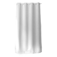Rideau Coloré en Pur Coton 8 œllets - Blanc - 135 x 240 cm