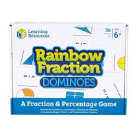 Dominos de fractions Rainbow Fraction de Learning Resources LSP2503-UK