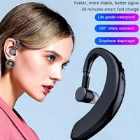 Écouteur Bluetooth, Écouteurs sans Fil BluetoothIP7 Étanche 100H Stéréo Casque, Oreillette Bluetooth avec Micro