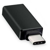 OCIODUAL Adaptateur USB 3.0 Femelle vers Type C Mâle Fonction On The Go Noir pour Smartphones Tablets Convertisseur OTG