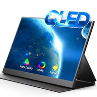 Moniteur portable QLED 15.6" 1080P Full HD HDMI UPERFECT pour SWITCH/HUAWEI/SAMSUNG/PC