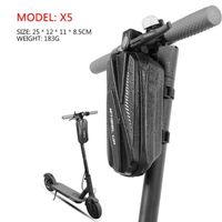 PANIER VELO,X5-2L--sac avant pour accessoires de Scooter électrique, sac de rangement universel pour Tube supérieur de vélo de route