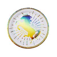 Unique Party 72496 - Gobelets en Carton - 266 ml - Fête à thème de Licorne - Paquet de 8
