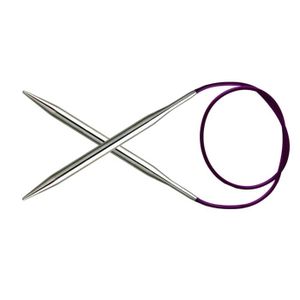 Aiguilles Circulaires Fixes KnitPro Symphonie Bois 50cm X 3.5mm - Multicolore