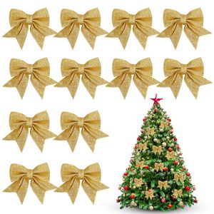 Serious-12 Morceaux De Rubans De Noël Pour Cheveux Assortis De Nœuds De