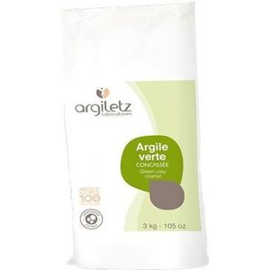 ARGILE-RHASSOUL-HENNÉ Argiletz Argile Verte Concassée 3kg
