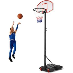 RELAX4LIFE Panier de Basketball Pliable Électronique avec 1 Panneau  d'Affichage, 2 Paniers, 4 Basket-Balls, 8 Modes de Jeu, Panier Basket Jeux  intérieur Exterieur Assemblage Facile, 202x107x205CM : : Jeux et  Jouets