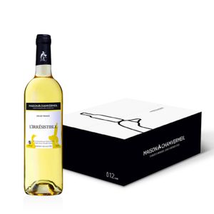 VIN BLANC Vin de France blanc L'Irrésistible - Carton de 12 