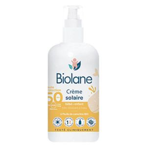 SOLAIRE CORPS VISAGE Biolane Solaire Crème SPF50 Bébé et Enfant 125ml