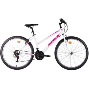 VTT Vélo VTT 26'' Femme - 6Th Sense - 18 Vitesses - Freins V-Brake et Jantes en Aluminium