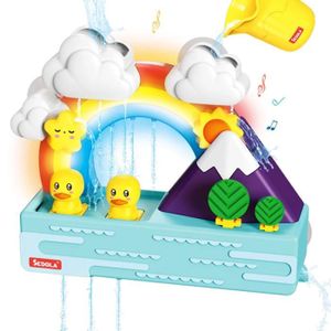 JOUET DE BAIN Jouets de bain pour bébé - Ours - Canard - Éclairage arc-en-ciel - Musique - Jeu d'eau éducatif