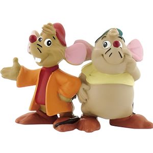 FIGURINE - PERSONNAGE Figurine Gus Et Jack - BULLY - Cendrillon Disney -