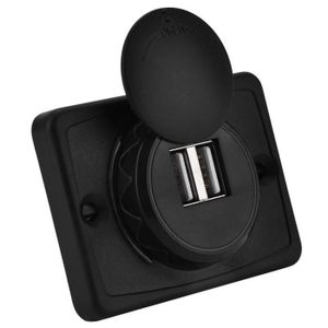 Chargeur USB étanche Avec Boussole Intégrée - Pour Voiture, Moto, Bateau - Entrée 9-24V, Sortie 5V/2.5A