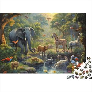 PUZZLE Jungle Animals Puzzle De 300 Pièces Art Puzzle Pou