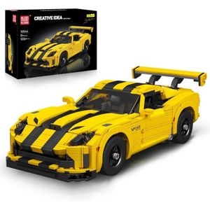 VAISSEAU À CONSTRUIRE MOULD KING - Dodge Viper Roadster - 1236 pièces - Blocs jouets pour adultes et garçons