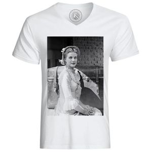 T-SHIRT T-Shirt Homme Photo de Star Célébrité Grace Kelly Actrice Vieux Cinéma Original 16