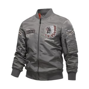 Veste Homme Combat Cargo – Gris Foncé, Taille S, Très Bon état