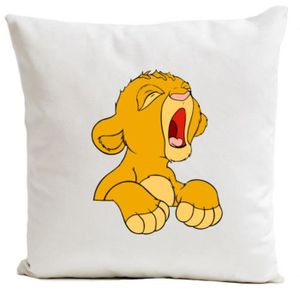Simba Roi Lion Disney Handmade Coussin Housse/taie d'oreiller 16 X 16 In environ 40.64 cm