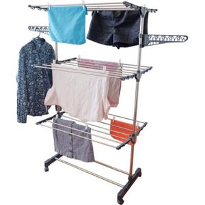 FACILITYS - Séchoir Kit&Dry étendoir à linge pliable 3 niveaux