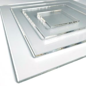 Plaque Plexigglas blanc au format A3, A4 ou A5 150 x 210 mm