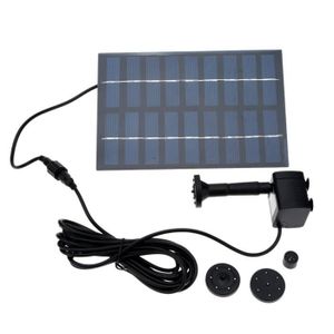 20 W DEL solaire plongée Pompe pile batterie solaire de jardin étang étang pompe filtre neuf