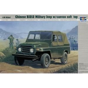 VOITURE À CONSTRUIRE Maquette Chinese BJ212 Military Jeep