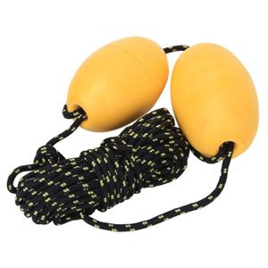KIT DE RÉPARATION KAYAK Bouée de kayak - VINGVO - Double Ball Yellow And Black Rope Set - Léger et compact - Clip en acier inoxydable